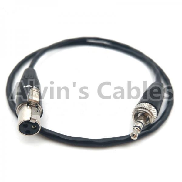 Quality SONY D11 Camera Audio Cable 3.5mm TRS Audio Plug Conversion locking 3.5mm TRS Audio Plug To 3 Pin MINI XLR female for sale