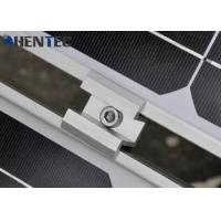 China PV Mid Clamp Solar Panel Roof Mounting Systems 6063- T5 / 6060- T5 / 6082- T6 factory