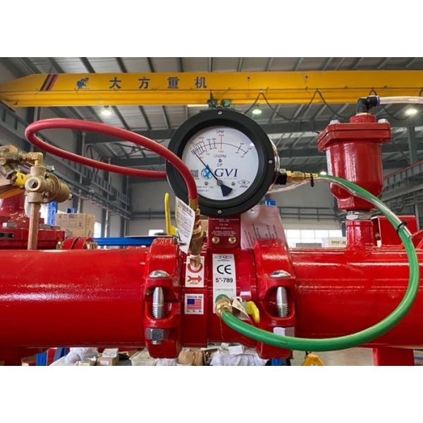 Quality High Prcision Fire Water Pump Package , Fire Pump Skid Package 500GPM@105PSI for sale