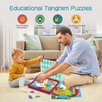 china Travel EVA Games Preschool Educational Toys Geometric Cognition Tangram Puzzles For Kids