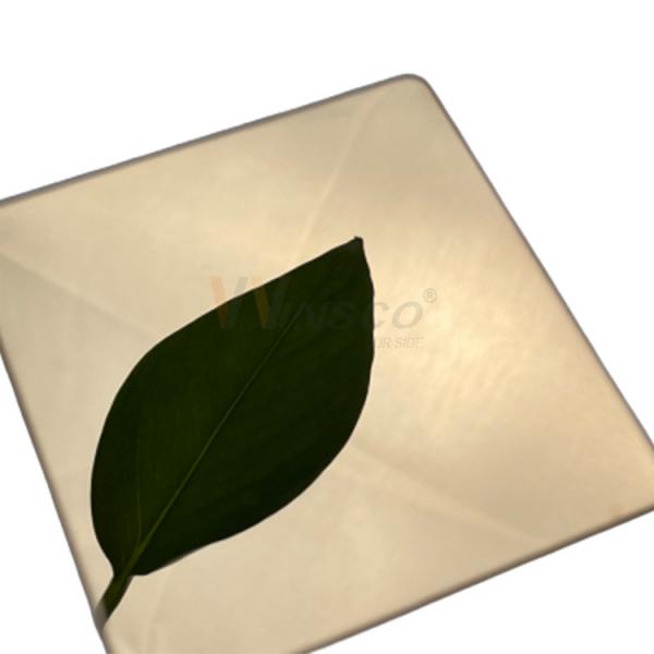 Quality SS 316 Durable Super Mirror Stainless Steel Sheet Cold Rolled With Rose Gold Coating for sale