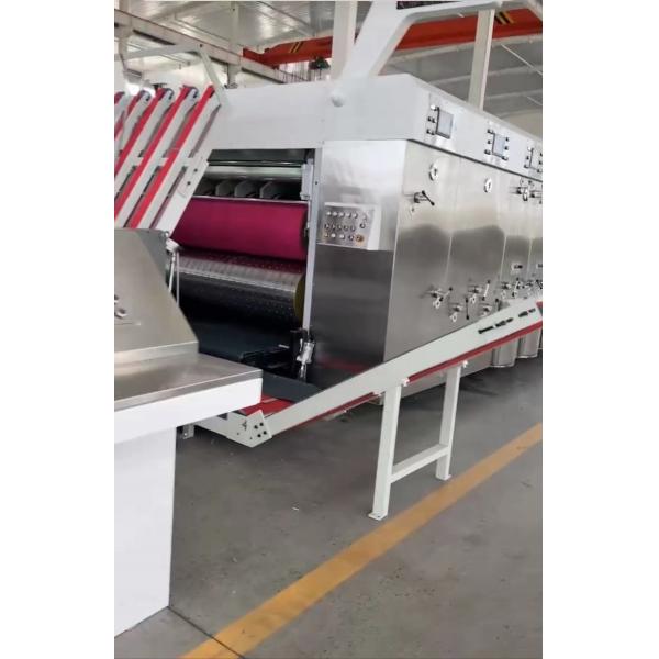 Quality Carton Corrugated Rotary Die Cutter Flexo Printing Three Color for sale