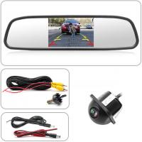China Night Vision Car Backup Camera Mirror 5'' Display Size Color CCD 7070 Image Device for sale