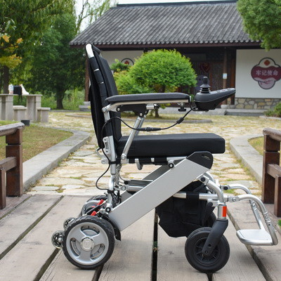 Quality Adjustable Aluminum Alloy Portable Power Wheelchair for sale