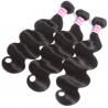 China Healthy End Body Wave Indian Human Hair Weave Natural Black For Black Women factory