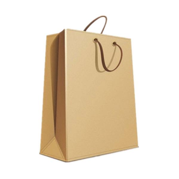 Quality Biodegradable Printed Kraft Paper Bags Plastic / Water Resistant Coatings for sale