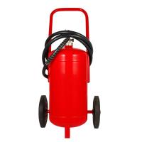 Quality Mobile Trolley Fire Extinguisher 25kg Wheel Type Fire Extinguisher for sale