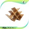 China Premium W shaped free standing butterfly bamboo wine rack factory