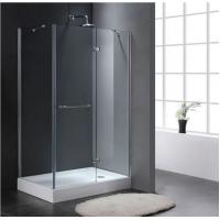 china 4-19mm Shower Tempered Glass , OEM Bathroom Glass Door High Strength