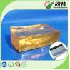 China Yellow Block Pressure Sensistive Hot Melt Glues For Packaging Mail Bag Sealing factory
