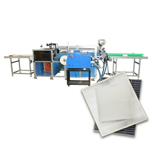Quality Hvac Filter Manufacturing Equipments 450mm Wide Purifier Screen Continuous for sale