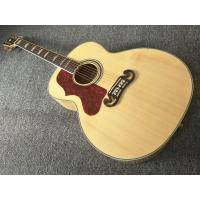 China Left hand Acoustic Guitar 43 inches SJ200 Maple Acoustic Guitar Back / Side Tiger Stripes factory