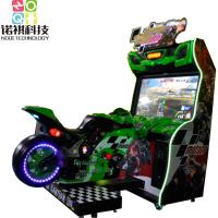 Quality Moto Bike Simulating Arcade Racing Game Machine With Multiple Players Linkable for sale