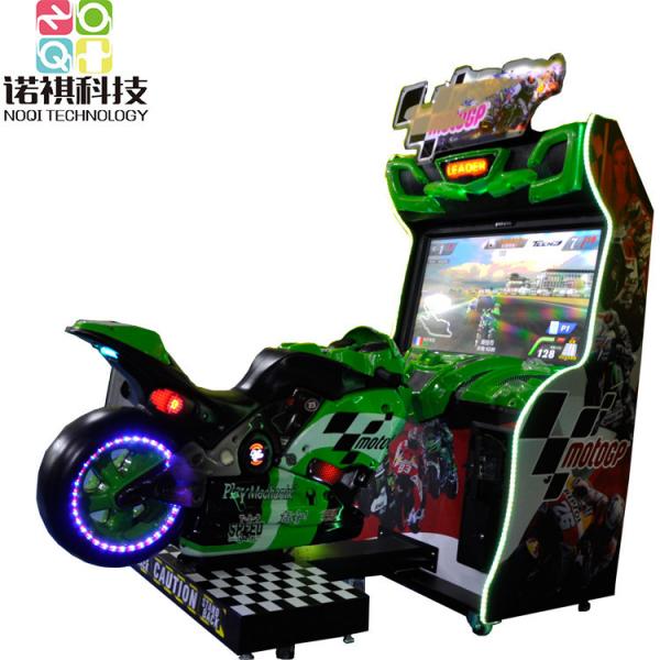 Quality Moto Bike Simulating Arcade Racing Game Machine With Multiple Players Linkable Function for sale