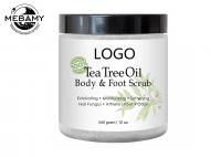 China Tea Tree All Natural Body Scrub 100% Pure Dead Sea Salt For Killing Foot Fungus factory