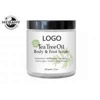 Quality Tea Tree All Natural Body Scrub 100% Pure Dead Sea Salt For Killing Foot Fungus for sale