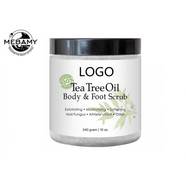 Quality Tea Tree All Natural Body Scrub 100% Pure Dead Sea Salt For Killing Foot Fungus for sale