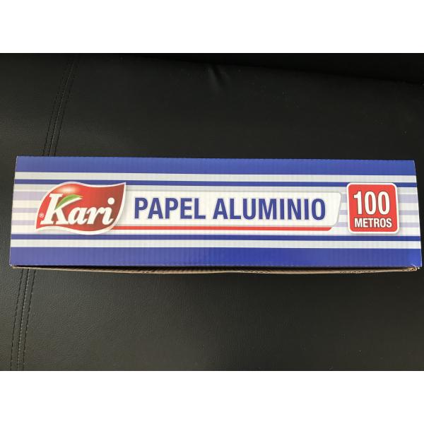 Quality Restaurant Parchment Lined Foil , Aluminum Foil Wrap 3 - 300m Length for sale