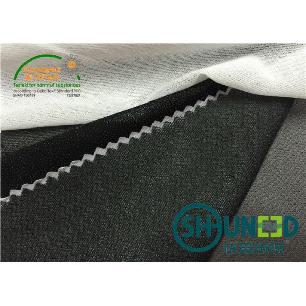 Quality Colorful Garments Stretch Interfacing 100% Polyester Circular Knit for sale