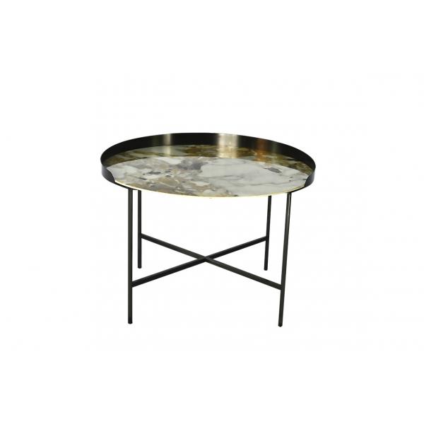 Quality ODM Metal Frame Side Table Modern Metal Frame End Table For Home Decor for sale
