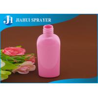 China Rhomboid Pet Plastic Bottles Safety Transparent Pink Nonspill With Renovate Cap factory