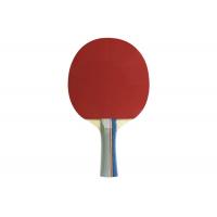 China Colour Handle Table Tennis Rackets Double Reverse Rubber with Sponge for Fun to play factory