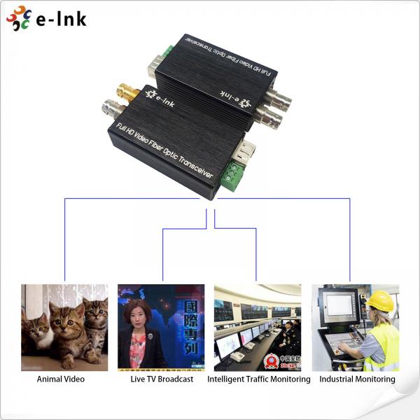 Quality Mini 3G/HD-SDI to Fiber Converter Extender with Tally function or RS485 Data for sale