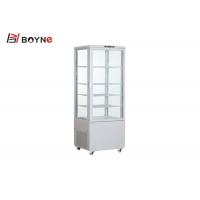 China 215L Commercial Glass Door Refrigerator Drink Display Cabinet Showcase for sale