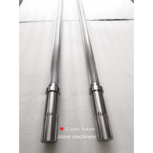 Quality Spline Milling Shaft Twin Screw Extruder Parts 87 High Torque 1.2343 Material for sale