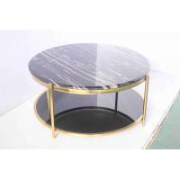 China Modern Luxury Balcony Leisure Round Marble Coffee Tea Table for Small Apartment factory
