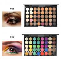 China MSDS Natural Organic 40 Color Eyeshadow Palette For Brown Eyes factory