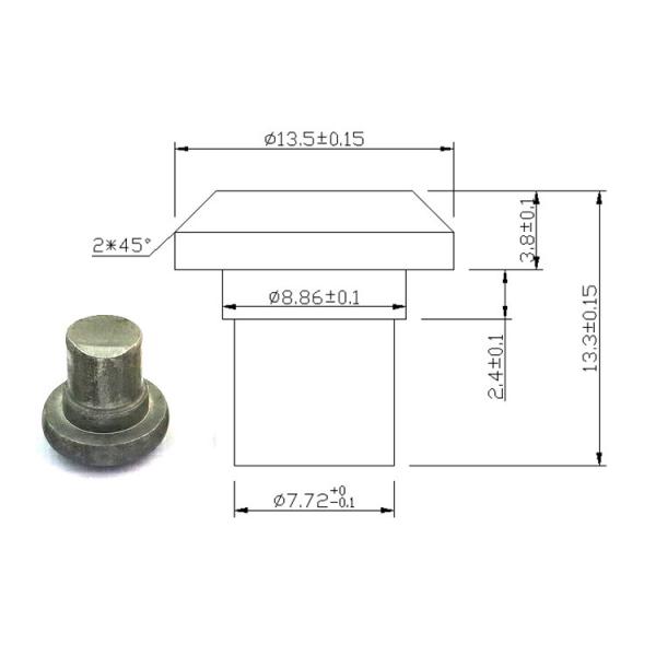 Quality Storage Rack Rivet Fastener For Shelving Crossbeams Connections for sale