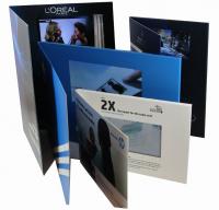 China 7.0 inch TFT LCD video Brochure cards, Video Gift card,advertising pharm video brochure factory