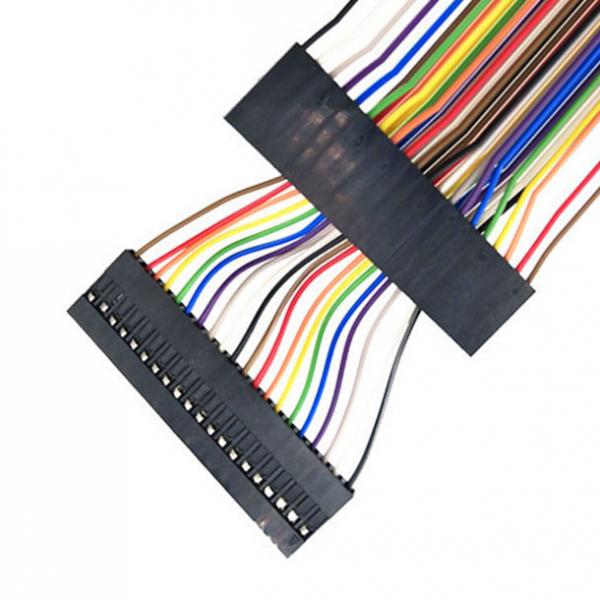 Quality Flat Rainbow Ribbon Cable , 1.27mm Dupont Ribbon Cable 20 Pins for sale