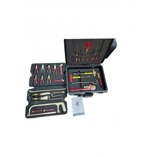 Quality 36 - Piece Non Magnetic Tool Kit / Non Sparking Tools With Rugged Duty Case for sale