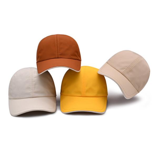Quality 100% Polyester 6 Panel Baseball Cap Solid Classical Six Panel Unstructured Dad Hat for sale