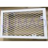 China Exterior Decorative Architectural Expanded Metal Rhombic Shaped Mesh Panel factory