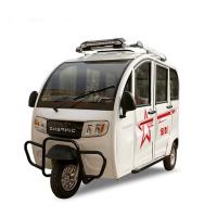 China 3 Wheel Enclosed Electric Cargo Tricycle 650W Mini New Energy 60V For 4 Passenger factory