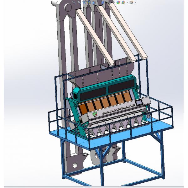Quality Multifunctional Grain Color Sorter With 220V 50HZ Single Phase for sale