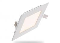 China Ultra Thin Drop 6W LED Flat Panel Light Fixture Square SMD2835 With Acrylic Cover factory