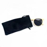 China Customised Soft Drawstring Microfiber Pouch Glasses Case Tear Resistance factory
