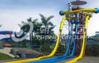 China Extraterrestrial Fiberglass Super Tube Water Slide Free Fall Tower Rides HT-52 480rider / h factory