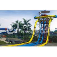 China Extraterrestrial Fiberglass Super Tube Water Slide Free Fall Tower Rides HT-52 480rider / h factory