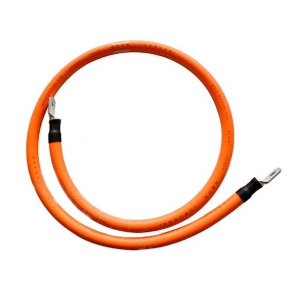 Quality 300V Orange UL PV Cable Radiation Resistance Energy Storage Power Harness for sale