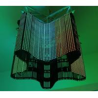 Quality Indoor Outdoor Flexible Advertising LED Mesh Screen Transparent For Facade for sale