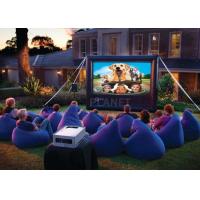 China Advertising Inflatable Outdoor Movie Screen CE / UL Blower With Repair Kits for sale