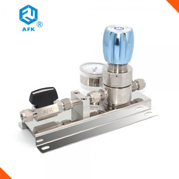 Quality Laboratory Gas Analysis Stable Pressure Terminal Regulator 20.7Mpa Stainless Steel for sale