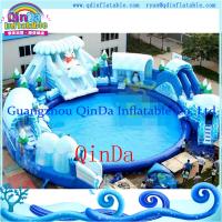 China Park Inflatable Water Slides,Inflatable Slide With Pool,Kids Used Water Slide For Sale factory