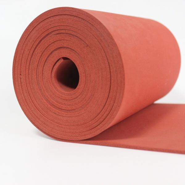 Quality Close Cell Silicone Rubber Sheet Impression Fabric Surface 0.5 - 1.0g/Cm3 Density for sale