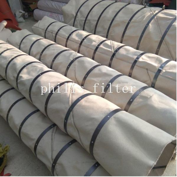 Quality 1m PRE Dust Filter Bag , Air Bag Filter For Industry Cement Canvas for sale